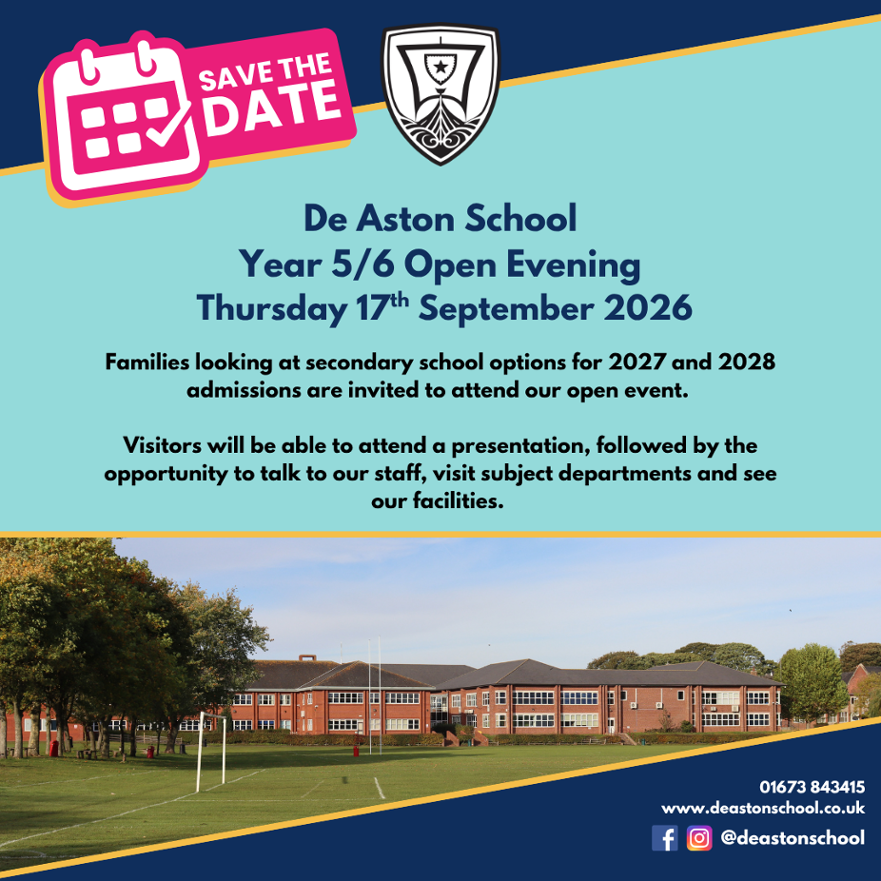 Open Evening Sept 2026